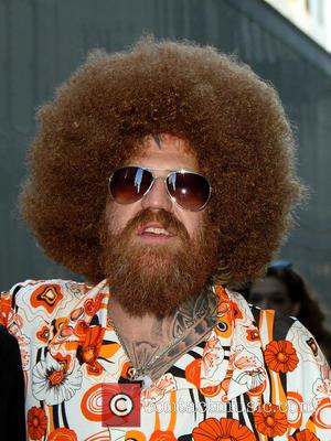 Brent Hinds - Celebrities outside the Ed Sullivan Theater as they arrive for the 'Late Show with David Letterman' at...