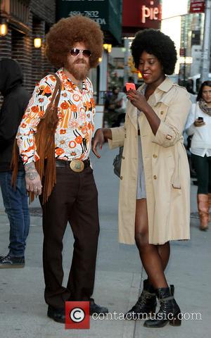 David Letterman and Brent Hinds