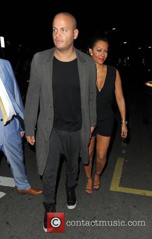 Mel B, Stephen Belafonte and Melanie Brown - 'Many British stars attended A String of Naked Lightbulbs' afterparty at the...