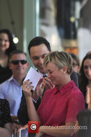 Kaley Cuoco and Jim Parsons - Kaley Cuoco receives the 2,532nd star on the Hollywood Walk of Fame, and is...