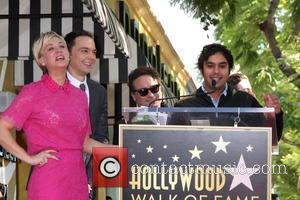 Kaley Cuoco, Jim Parsons, Johnny Galecki and Kunal Nayyar - Star of the American TV show 'The Big Bang Theory'...