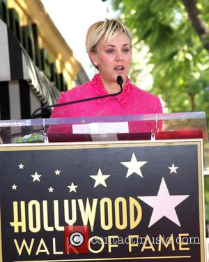 Kaley Cuoco - Star of the American TV show 'The Big Bang Theory' Kaley Cuoco was given a star which...