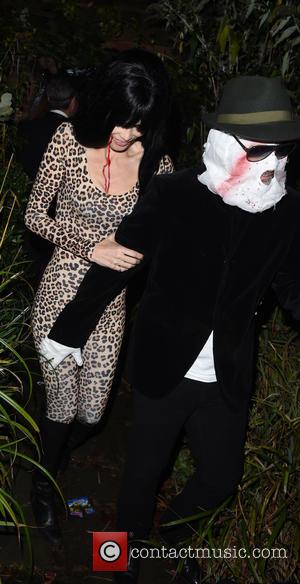 Claudia Schiffer - Jonathan Ross' Halloween party - Arrivals - London, United Kingdom - Friday 31st October 2014