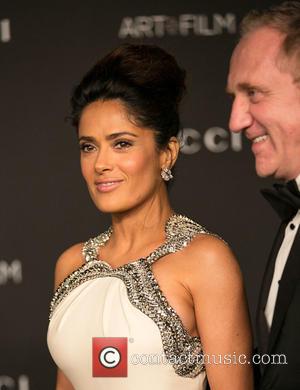 Salma Hayek Pinault and Francois-Henri Pinault - Celebrities attend 2014 LACMA Art + Film Gala honoring Barbara Kruger and Quentin...