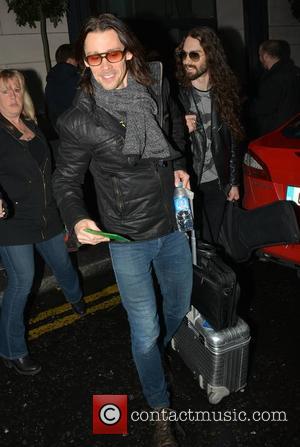 Myles Kennedy - Slash featuring Myles Kennedy and The Conspirators  meeting fans outside The Morrison Hotel - Dublin, Ireland...