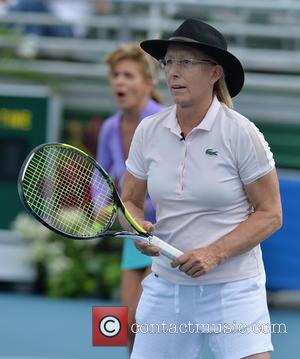 Hoda Kotb and Martina Navratilova - 25th Annual Chris Evert and Raymond James Pro-Celebrity Tennis Classic held at the Delray...