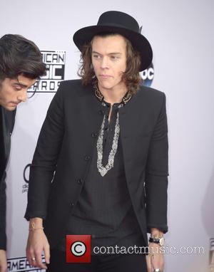 Harry Styles of One Direction - Photographs of a wide variety of stars from the music industry as they attended...