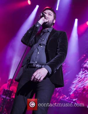 Kasabian - Shots of the British rock band Kasabian as they gave a live performance at the Brixton Academy in...