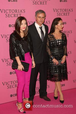 Jose Mourinho, wife Matilde Faria and daughter Matilde - A variety of stars were photographed as they attended the Victoria's...