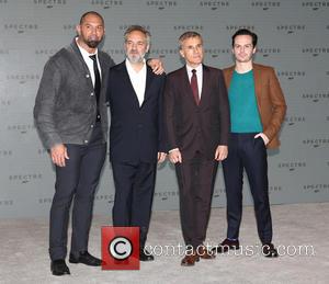 Sam Mendes, Christoph Waltz, Adam Scott, Dave Bautista