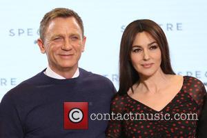 Daniel Craig and Monica Bellucci - Shots of the stars of 'Spectre' the new James Bond film as they arrived...