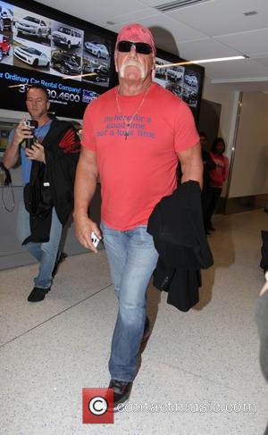 Hulk Hogan - Hulk Hogan and professional wrestling manager Jimmy Hart arrive at Los Angeles International Airport (LAX) - Los...