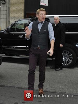 Todd Chrisley - Todd Chrisley arriving at the Wendy Williams show in Manhattan carrying two iPhone 6's - New York...