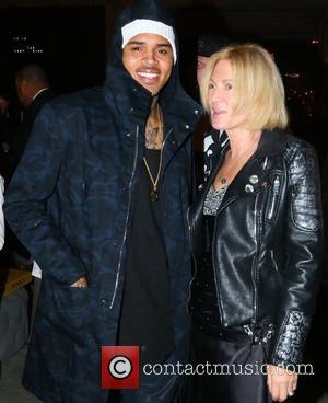Chris Brown and Karen Bystedt - Chris Brown and Karen Bystedt Exclusive Serigraph Signing Benefit Symphonic Love Foundation at Guerilla...
