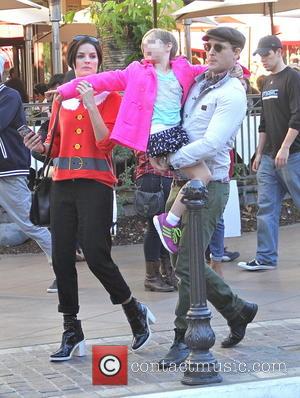 Peter Facinelli and Jaimie Alexander - Peter Facinelli and Jaimie Alexander take their daughter shopping at The Grove - Hollywood,...