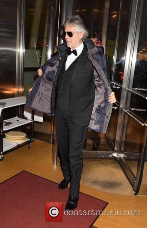 Andrea Bocelli - Andrea Bocelli and wife Veronica celebrate Le Cirque's 40th anniversary at a gala to benefit the Andrea...