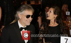 Andrea Bocelli and Veronica Berti - Andrea Bocelli and wife Veronica celebrate Le Cirque's 40th anniversary at a gala to...