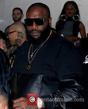 Rick Ross - American rapper and founder of Maybach Music Group Rick Ross gave a live performance at SupperClub in...