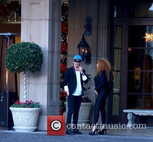 Lloyd Klein and Afida Turner - Afida Turner and Lloyd Klein arrive at the Montage Hotel in Beverly Hills -...