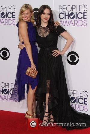 Beth Behrs and Kat Dennings - A variety of stars were photographed as they took to the red carpet for...