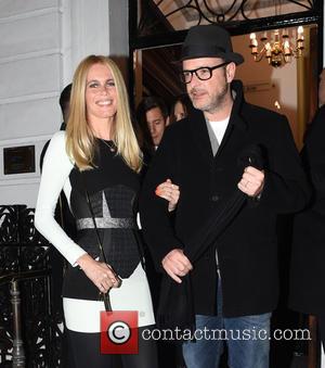 Claudia Schiffer and Mathew Vaughn - The 'Kingsman: The Secret Service' cast leaving Hunters Saville Row after there pre-premiere cocktail...