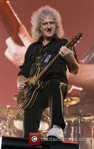 Brian May - Queen and Adam Lambert headlining at the SSE Hydro at the SECC at SSE Hydro SECC -...