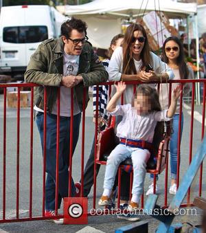 Johnny Knoxville, Naomi Nelson and Arlo Clapp - Founder and star of the American franchise 'Jackass' Johnny Knoxville was snapped...