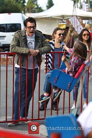 Johnny Knoxville and Rocko Clapp - Founder and star of the American franchise 'Jackass' Johnny Knoxville was snapped as he...