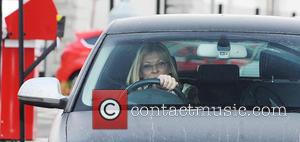 Claire King - Coronation Street cast members at the studios, where filming has been suspended for the day, due to...