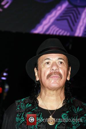 Carlos Santana - Guitar legend Carlos Santana receives Key to the Las Vegas Strip held at House Of Blues inside...