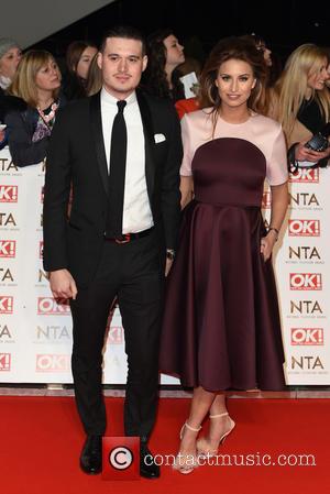 Ferne McCann and Guest - A host of British television stars were photographed on the red carpet at The National...