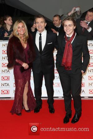 Bradley Walsh, wife Donna Derby and Barney Walsh - The National Television Awards (NTA's) 2015 held at the O2 -...