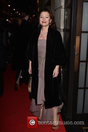 Lesley Manville - BAFTA - fundraising gala dinner & auction held at BAFTA Piccadilly, Arrivals. - London, United Kingdom -...