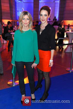 Miriam Lahnstein and Verena Zimmermann - 65th Berlin International Film Festival (Berlinale) - Blue Hour party by ARD & Degeto...