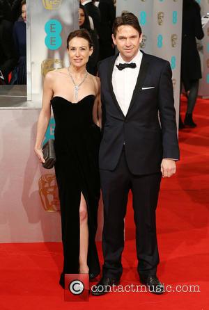 Dougray Scott and Claire Forlani - Various stars of film and television were photographed on the red carpet as they...