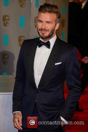 David Beckham - Various stars of film and television were photographed on the red carpet as they arrived for the...