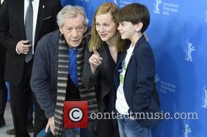 Sir Ian McKellen, Laura Linney and Milo Parker - 65th Berlin International Film Festival (Berlinale) - 'Mr. Holmes' - Photocall...