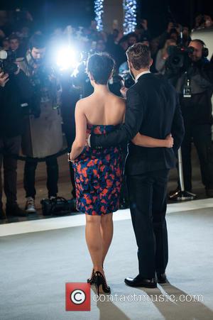 Amelia Warner and Jamie Dornan - Fifty Shades of Grey - UK film premiere held at the Odeon Leicester Square....