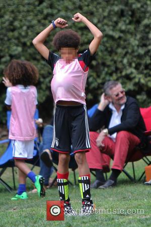 Henry Samuel - Heidi Klum and her boyfriend Vito Schnabel take Klum's kids Henry, Johan and Helene Samuel to soccer...