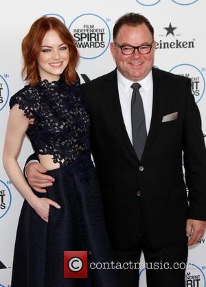 Emma Stone and her father Jeff Stone - 2015 Film Independent Spirit Awards - Arrivals at Independent Spirit Awards -...