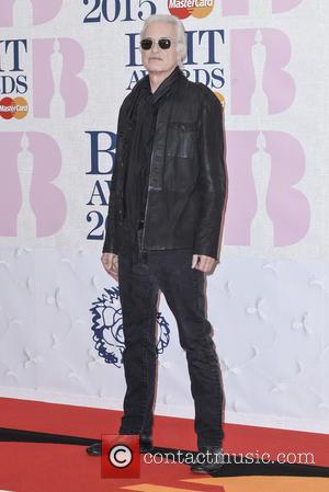 Jimmy Page - A variety of stars from the music industry were photographed as they arrived at the Brit Awards...