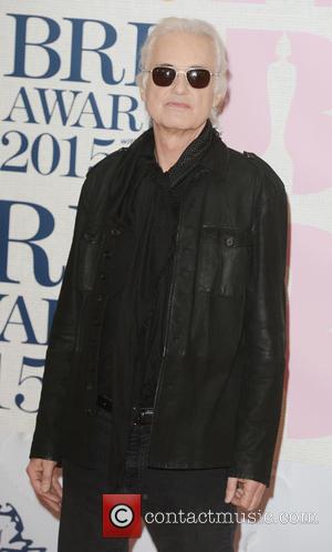 Jimmy Page - BRIT Awards 2015 at the O2 Arena - Red Carpet Arrivals - London, United Kingdom - Wednesday...