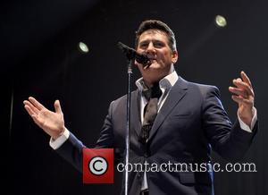 Tony Hadley - Shots of British new wave band Spandau Ballet as they performed live in concert at the 3Arena...