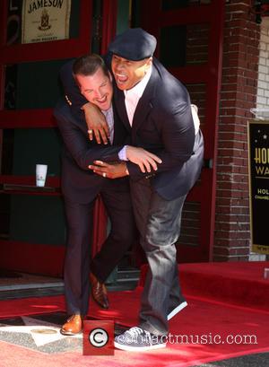 Chris O'Donnell, LL Cool J and James Todd Smith - Chris O'Donnell is honored with a star on the Hollywood...