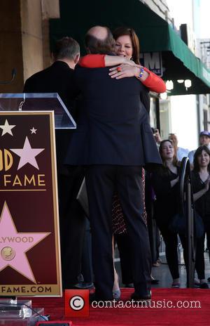 Ed Harris and Marcia Gay Harden - Ed Harris is honored with a star on the Hollywood Walk of Fame...