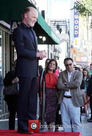 Ed Harris, Marcia Gay Harden and Andy Garcia - The ceremony honoring Ed Harris with a Star on The Hollywood...
