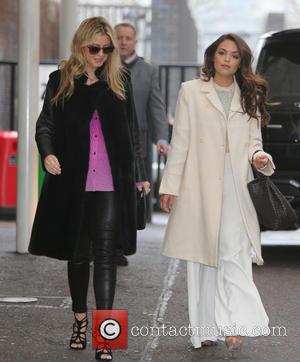 Holly Valance, Holly Candy and Olympia Valance - Holly Valance and sister, Olympia Valance outside the ITV studios - London,...