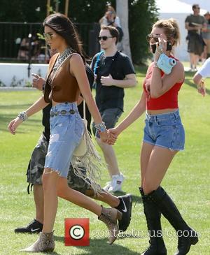 Kendall Jenner - Kendall Jenner spotted dancing at Coachella at Coachella Music Festival, Coachella - Los Angeles, California, United States...