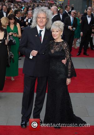 Brian May and Anita Dobson - The Olivier Awards held at the Royal Opera House - Arrivals at The Royal...