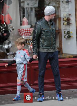 Chris Evans - Chris Evans out and about in Primrose Hill with his children - London, United Kingdom - Thursday...